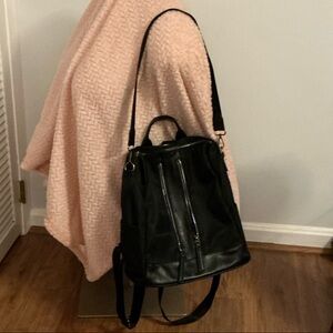 Black Sling Backpack
